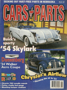 CARS & PARTS 1999 JUNE - 54 SKYLARK, 34 WALKER AERO DUESEY, 37 AIRFLOW